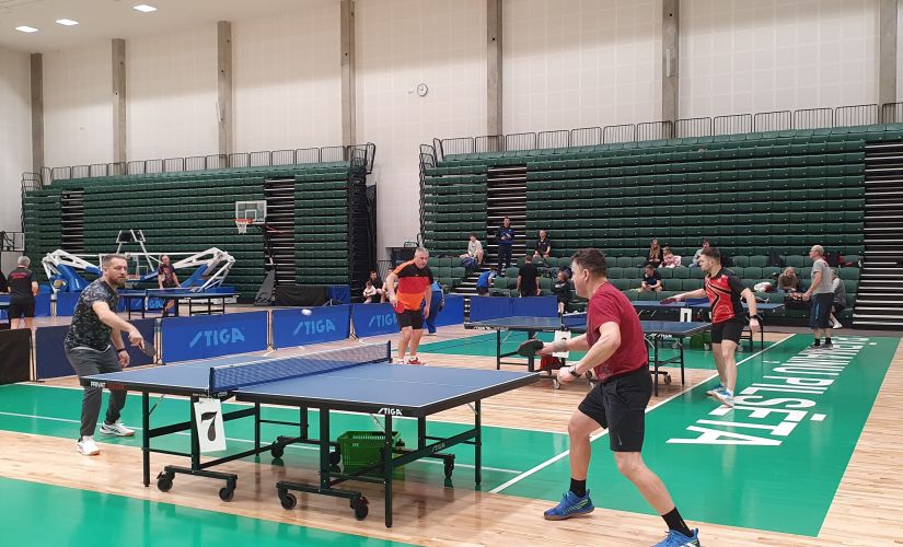 Jēkabpils novada atklātajā čempionātā noskaidroti labākie galda tenisisti