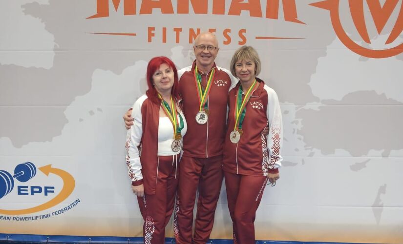 Jēkabpils sportisti Eiropas čempionātā izcīna medaļas un uzstāda rekordus
