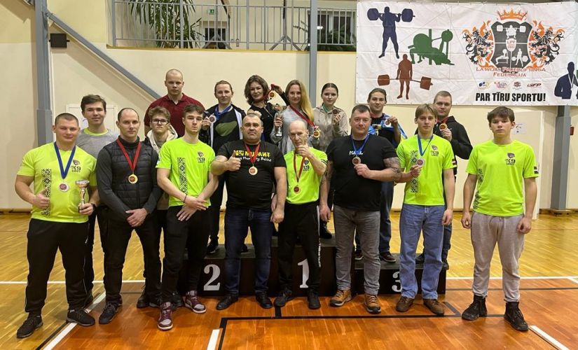 Jēkabpils komanda izcīna 1. vietu Latvijas Kausa spiešanā guļus pirmajā posmā