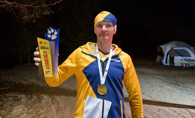 Pēc 39 stundām un 261,5 kilometriem Ritvars Kalniņš trešo reizi triumfē “Lūša pēdās”