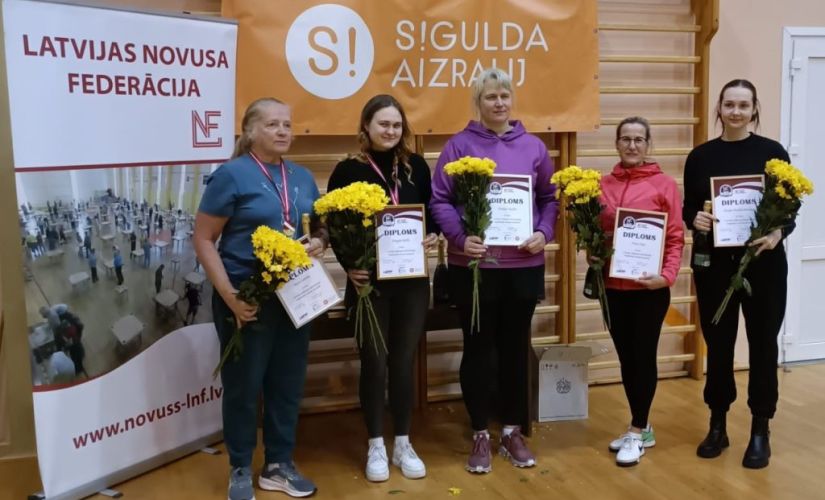 Jēkabpiliete Rita Lamba triumfē Pasaules kausā novusā, Latvijas čempionātā - sudrabs