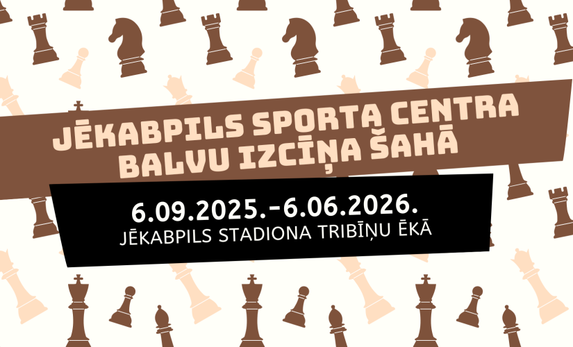 Sākusies Jēkabpils Sporta centra balvu izcīņa šahā