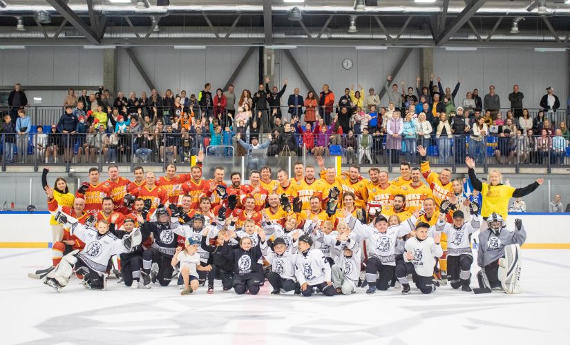 “Roks & hokejs 2024” Jēkabpilī pulcē hokeja leģendas un jaunos talantus