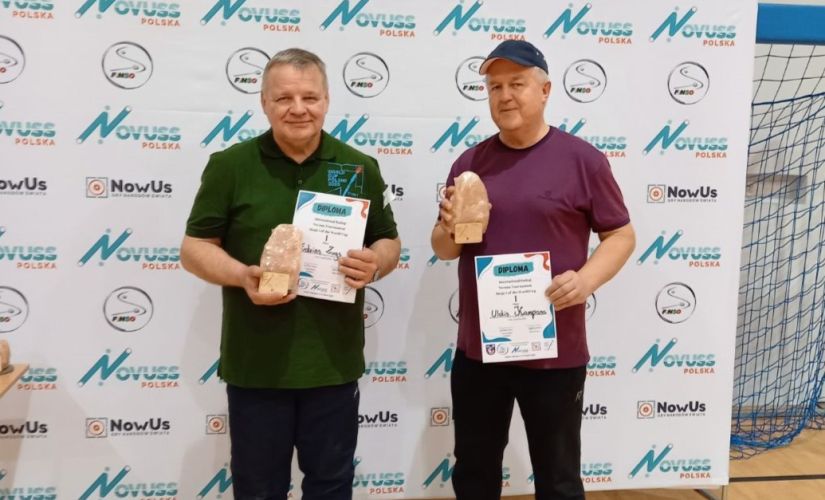 Uldis Kampāns no FINSO kausa posma novusā atved zeltu dubultspēlēs
