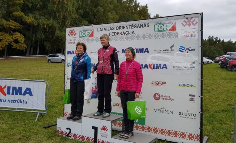 Jēkabpils orientieristiem četras medaļas Latvijas čempionātā pagarinātajā distancē