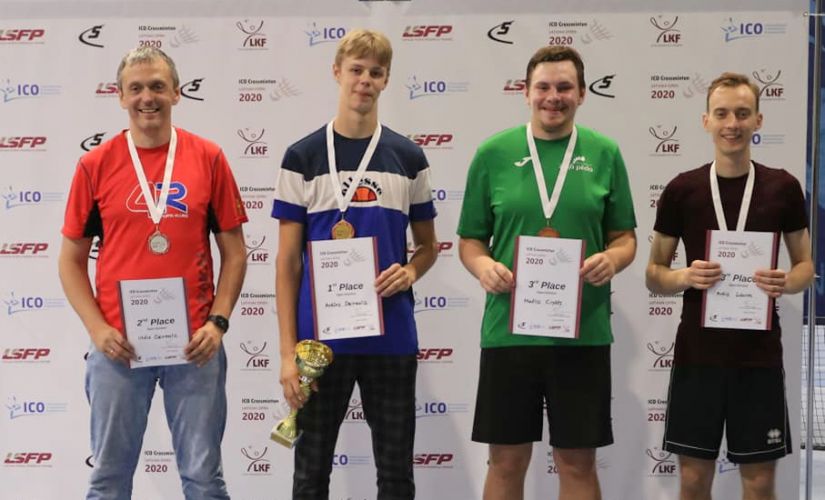 Jēkabpils krosmintonistiem starptautiskā turnīrā deviņas medaļas