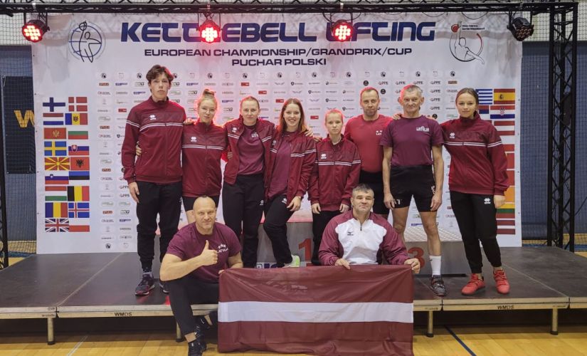 Jēkabpils svarbumbu cēlājiem lieliski panākumi Polijā