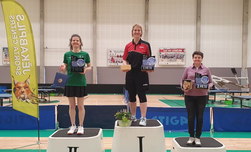 51 dalībnieks cīnās par uzvarām Jēkabpils novada atklātajā galda tenisa čempionātā