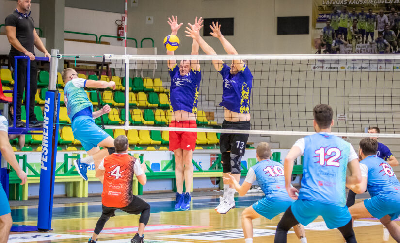 Jēkabpils novada čempionātā volejbolā vīriešiem sācies otrais aplis