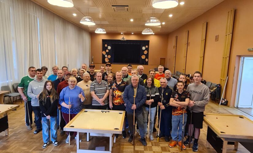 Tradicionālais novusa vienspēļu turnīrs Gārsenē pulcē 34 dalībniekus