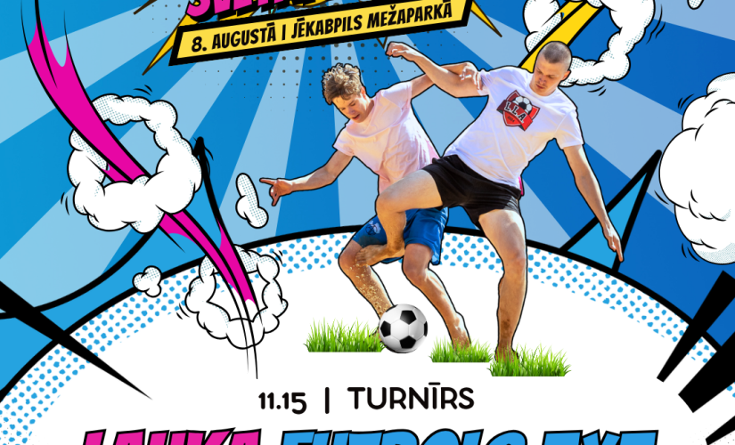 Jaunums Jēkabpils Sporta svētkos - lauka futbola turnīrs