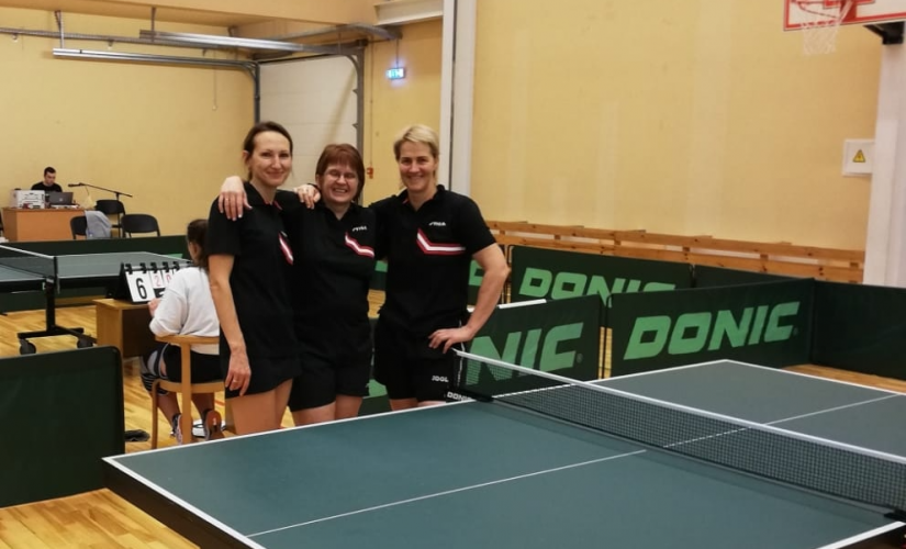 Pirmajā čempionāta posmā triumfē Jēkabpils galda tenisa komanda