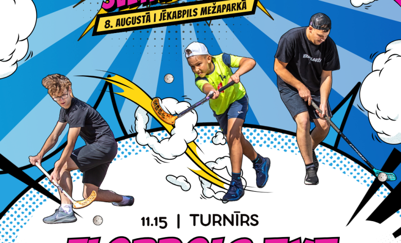 Vai piedalīsies florbola turnīrā Jēkabpils Sporta svētkos?