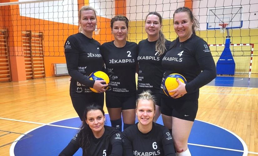 Jēkabpils volejbolisti uzsākuši cīņas Latvijas Senioru volejbola čempionātā