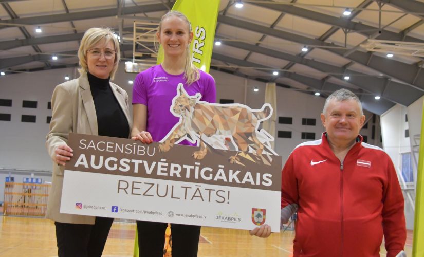 Aizvadītas vieglatlētikas sacensības telpās ,,Daugava 2024’’