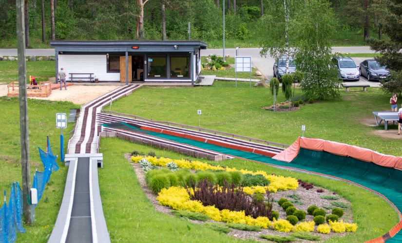 Maija sākumā Mežaparka kalna namiņam izmaiņas darba laikā