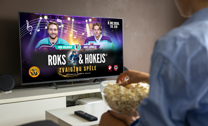 “Roks & hokejs 2026” svarīgākās spēles būs skatāmas tiešraidē
