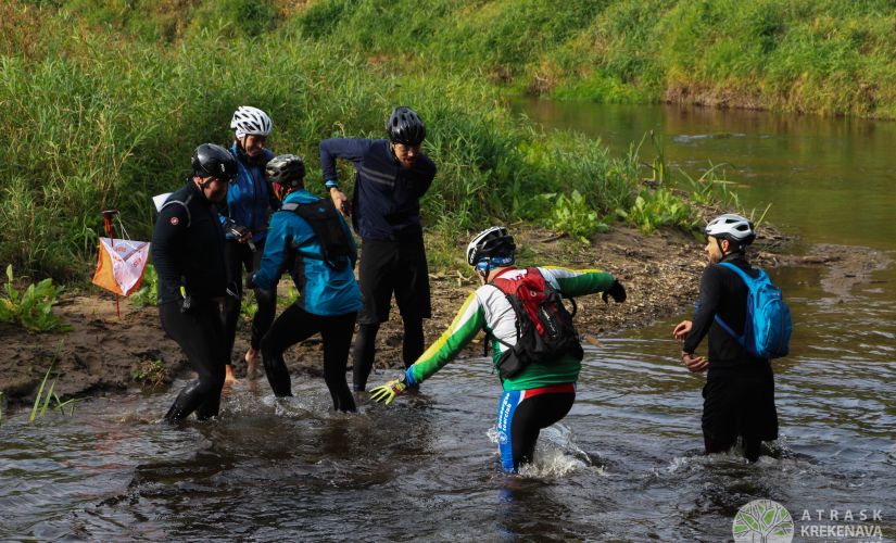 Jēkabpilieši pievar aizraujošo Lietuvas velo rogaininga posmu