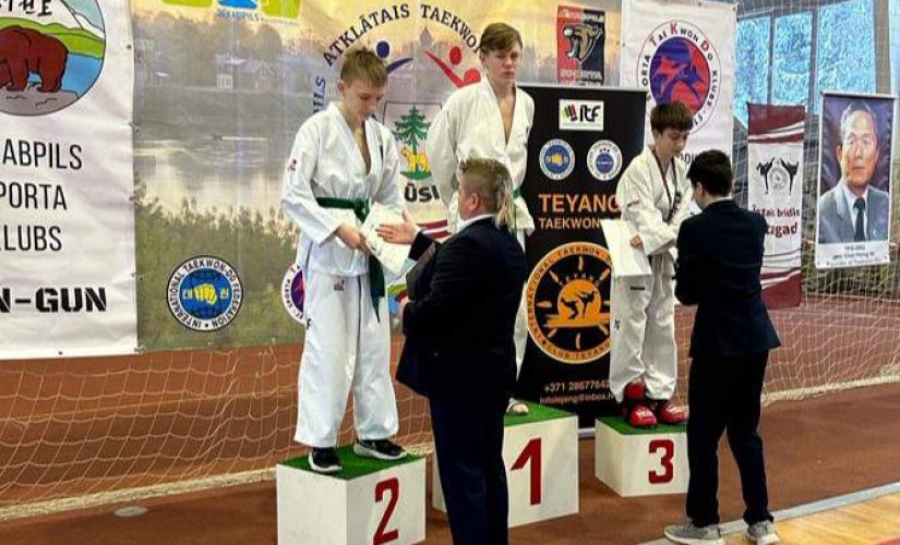 Jēkabpilī norisinājies atklātais Taekwon-do turnīrs “LŪSIS 2023”
