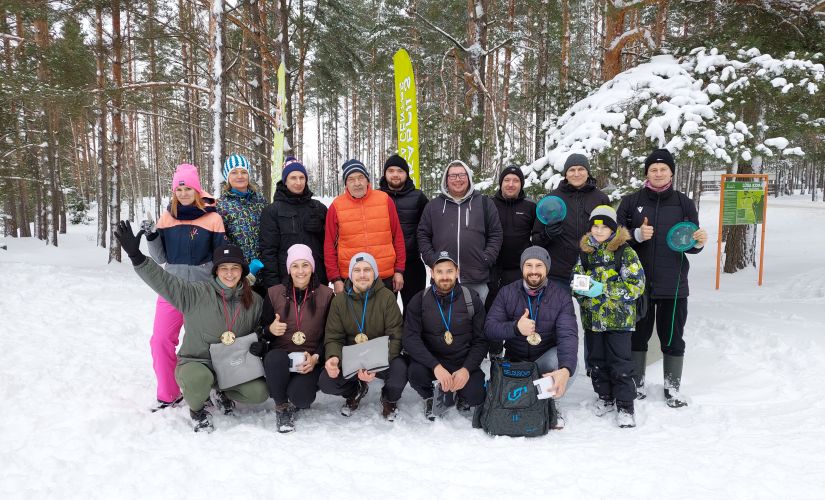 Disku golfa sacensībās 